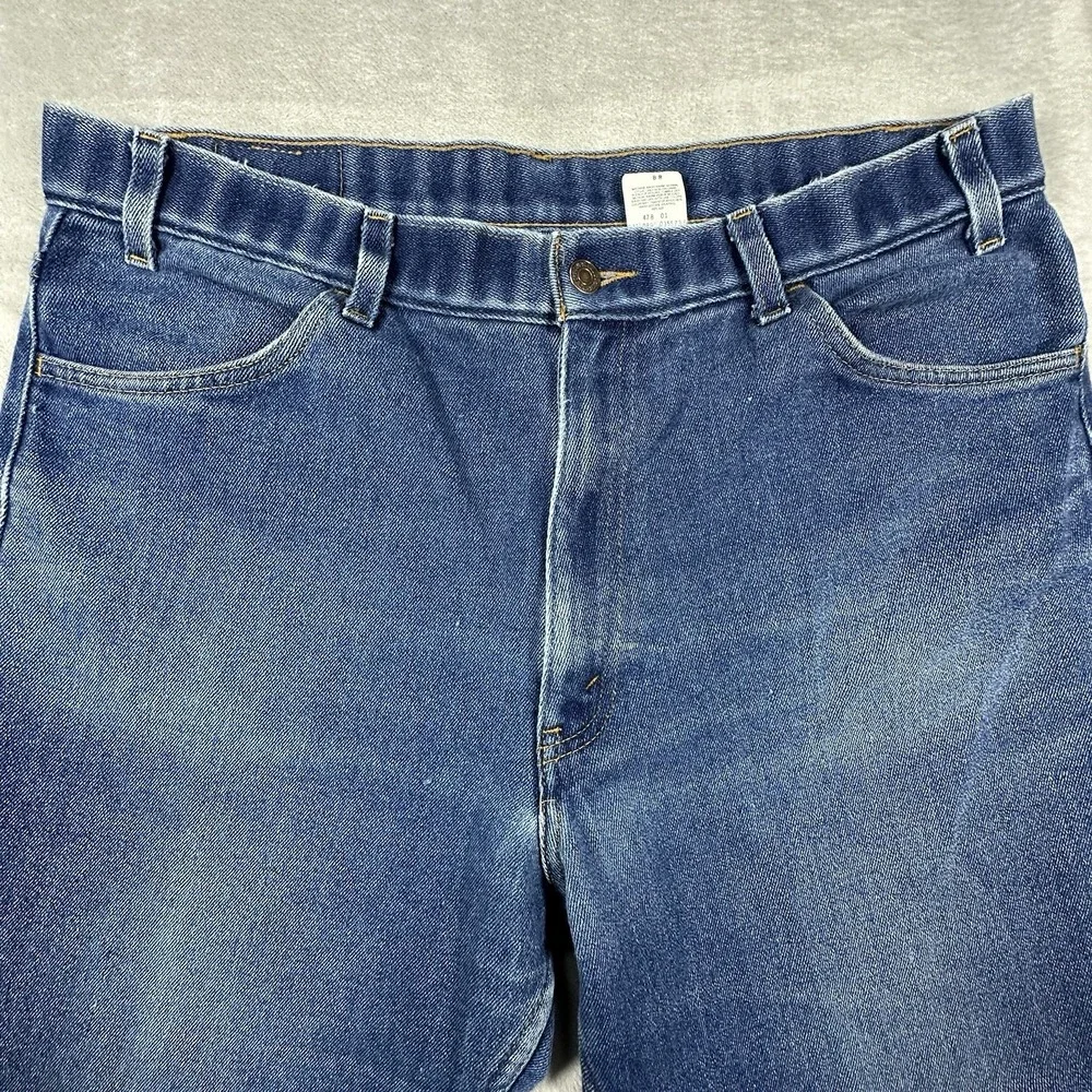 Vintage Levis 541 Orange Tab Jeans Mens 40x32 Straight Leg Blue Denim 90s